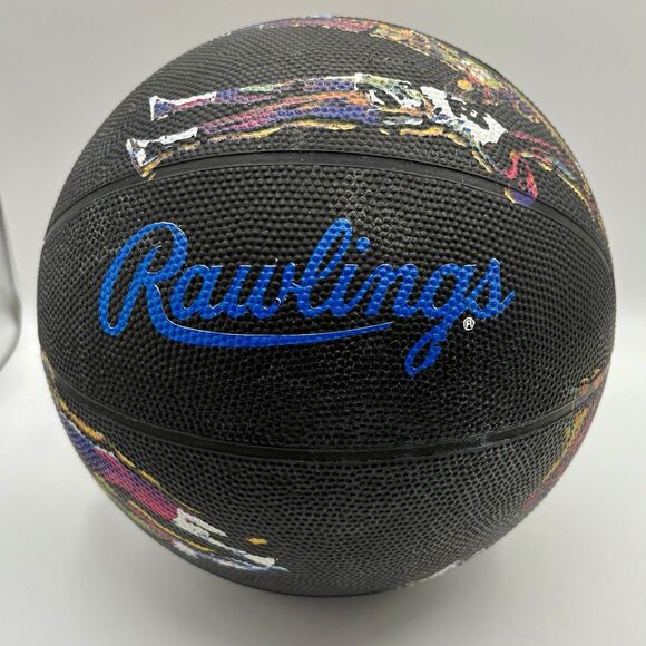 Vintage Rawlings Basketball 100 Years Leroy Nieman Sporting Equipment - Picture 8 of 9